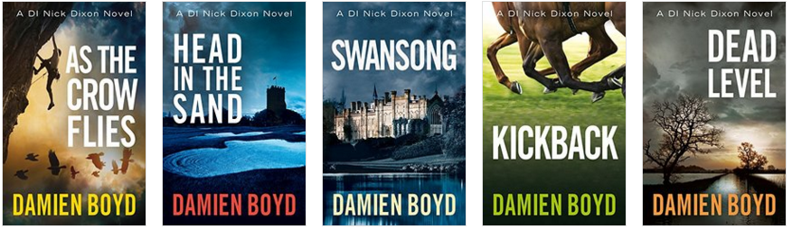 Damien Boyd book covers